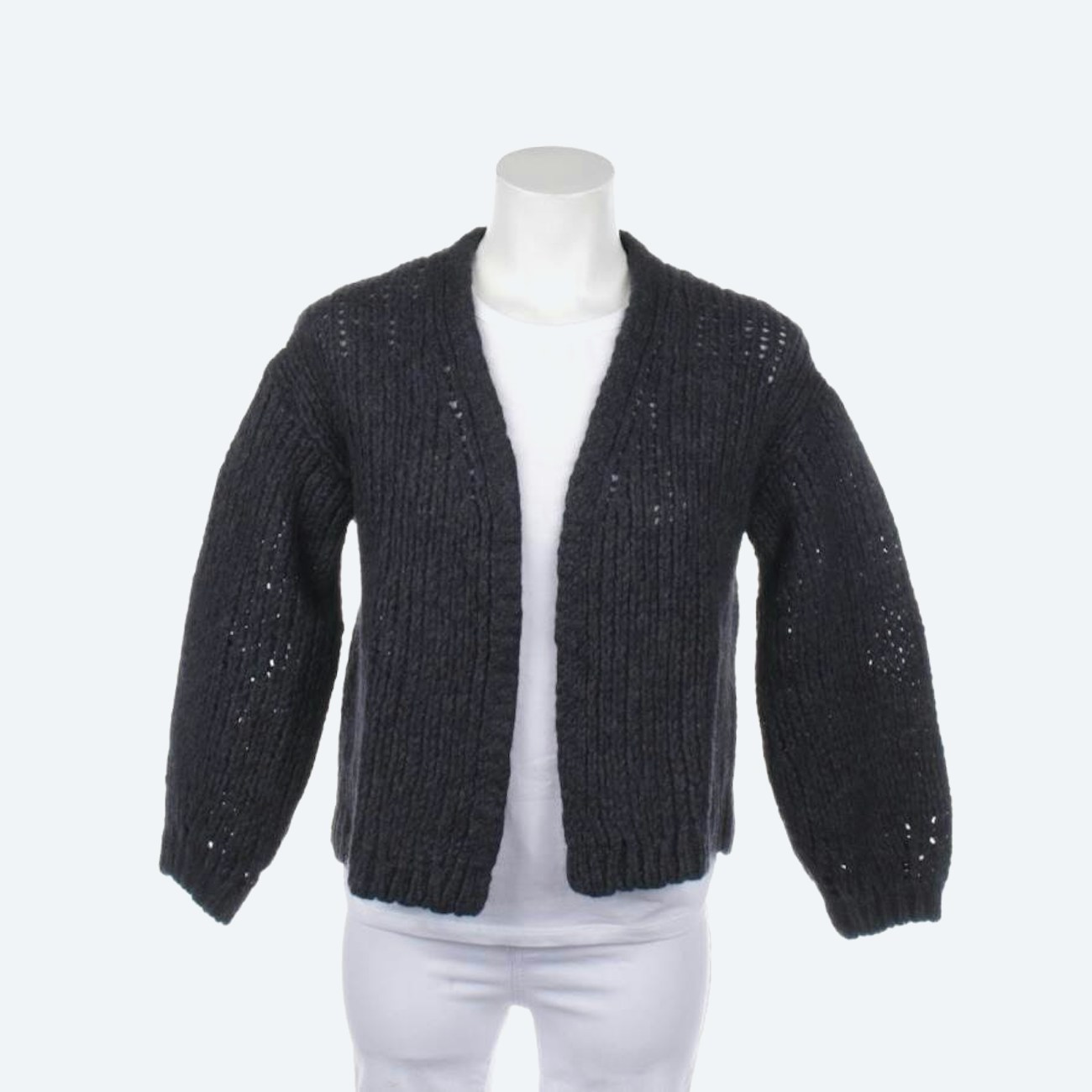 Image 1 of Cardigan 34 Anthracite in color Gray | Vite EnVogue
