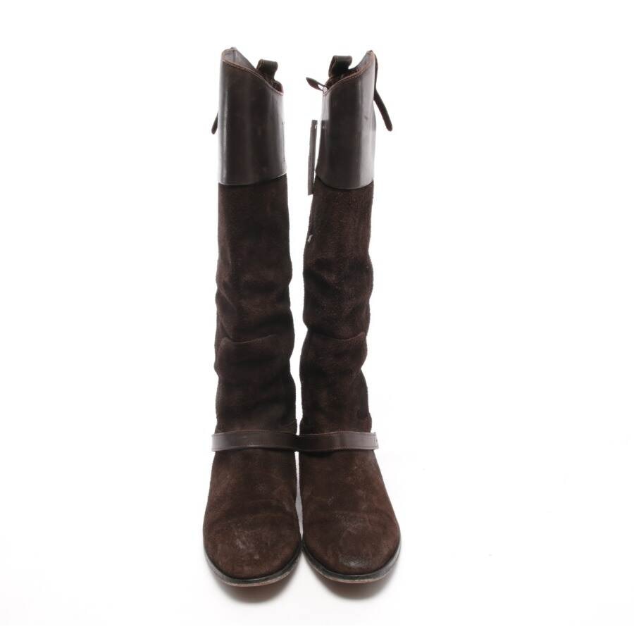 Image 2 of Boots EUR 39 Dark brown in color Brown | Vite EnVogue
