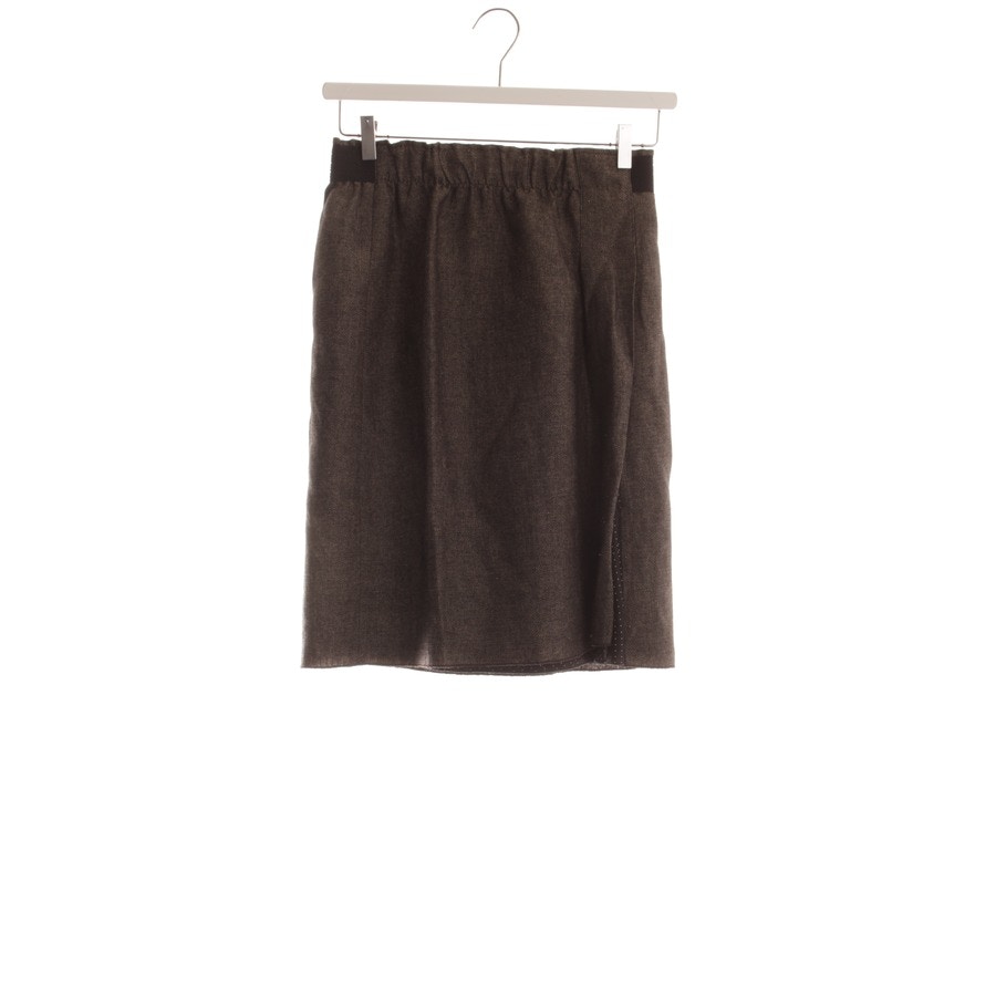 Image 1 of Skirt S Dark brown in color Brown | Vite EnVogue