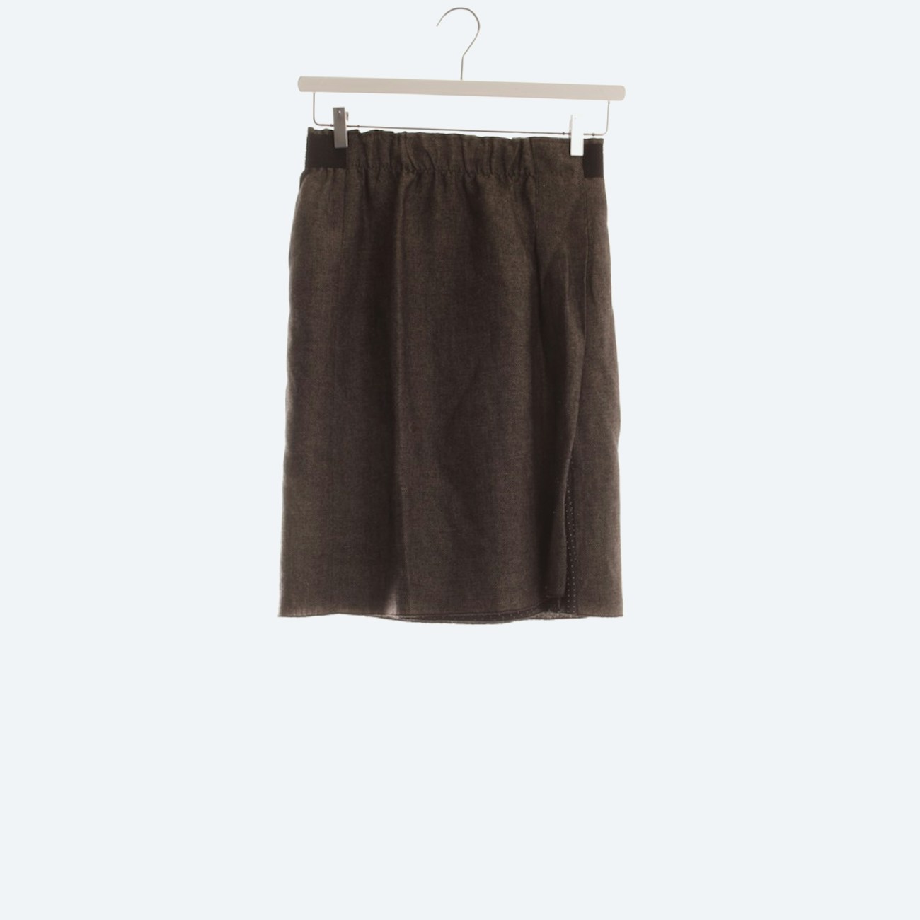 Image 1 of Skirt S Dark brown in color Brown | Vite EnVogue