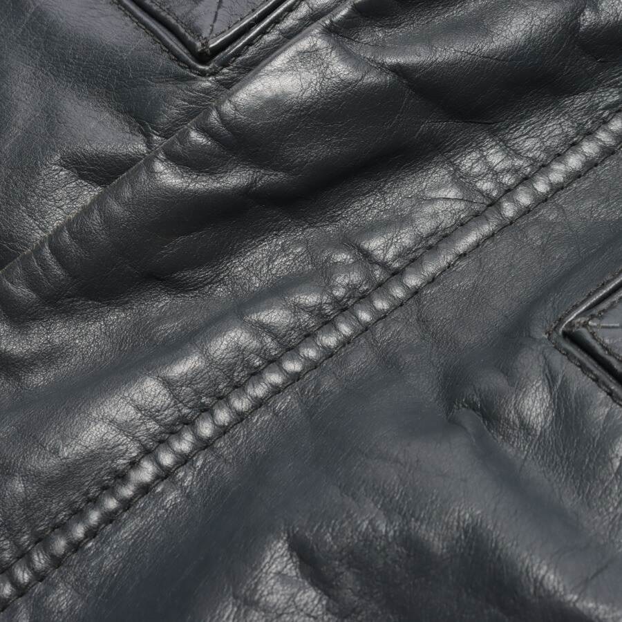 Image 4 of Leather Jacket 52 Gray in color Gray | Vite EnVogue
