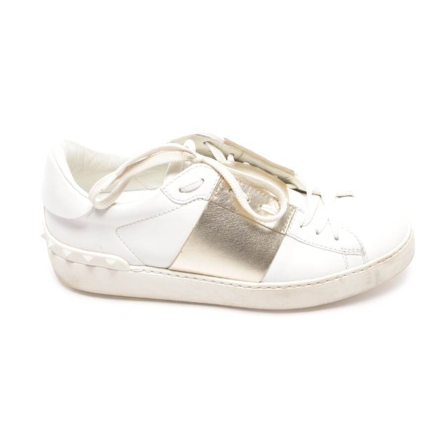 Image 1 of Rockstud Sneakers EUR38 White in color White | Vite EnVogue