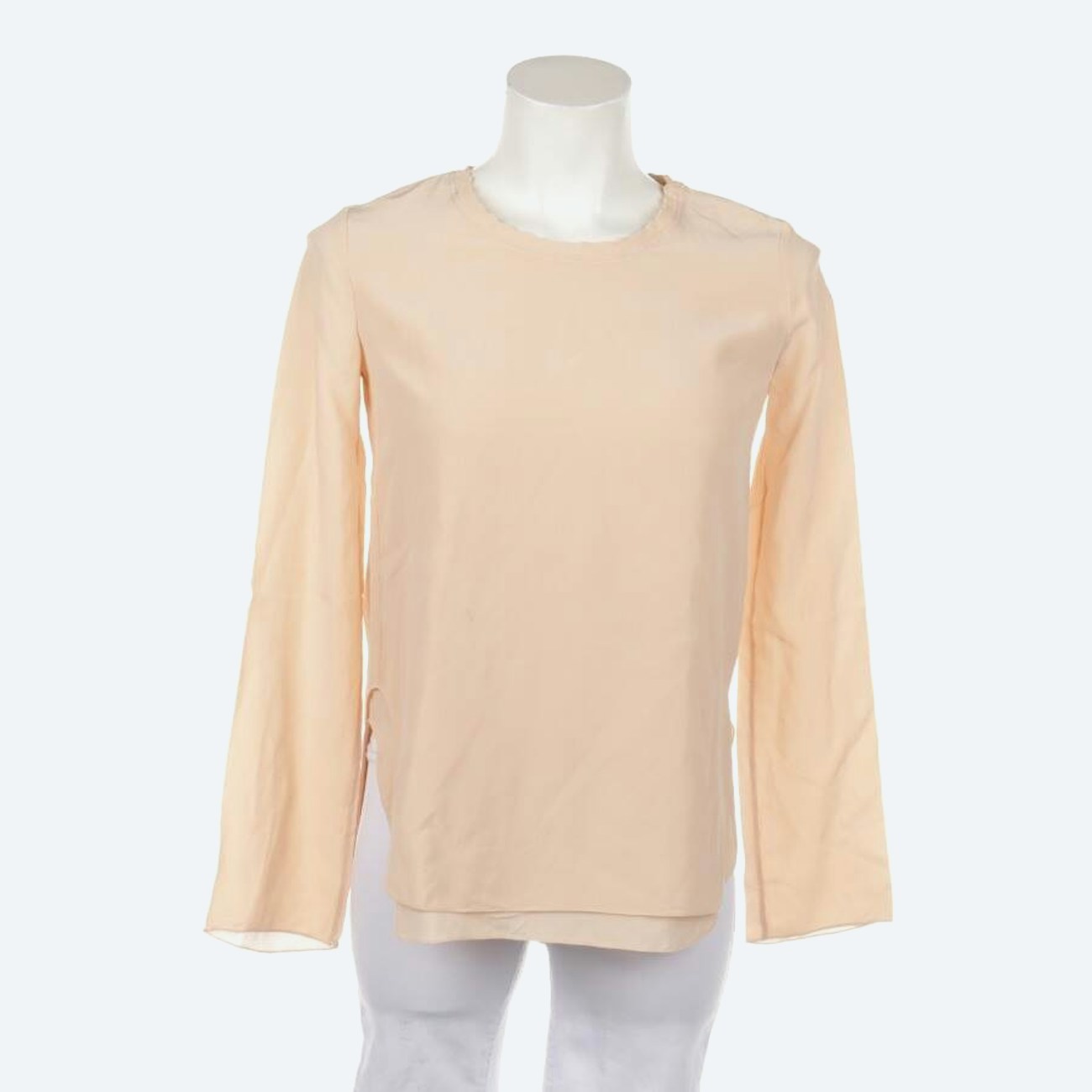 Image 1 of Shirt Blouse M Peach in color Yellow | Vite EnVogue