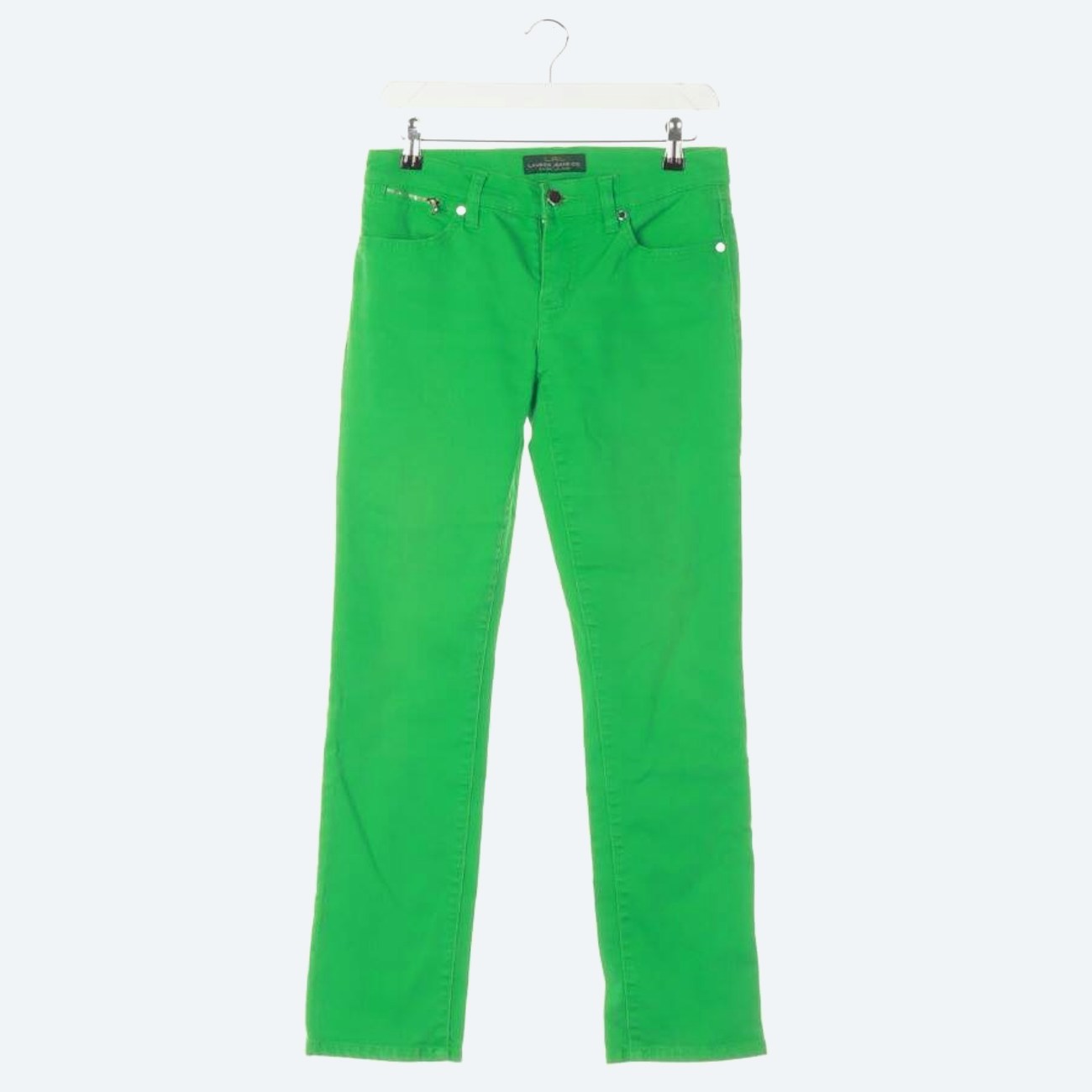 Image 1 of Jeans Straight Fit 32 Green in color Green | Vite EnVogue