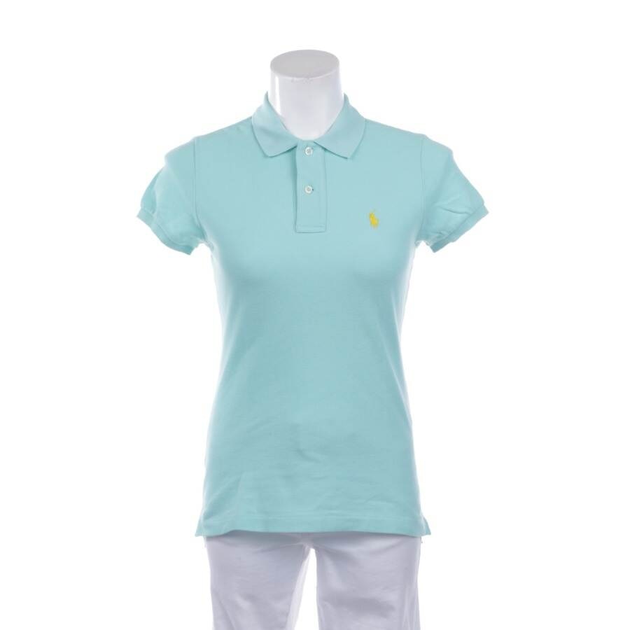 Image 1 of Polo Shirt S Turquoise in color Blue | Vite EnVogue