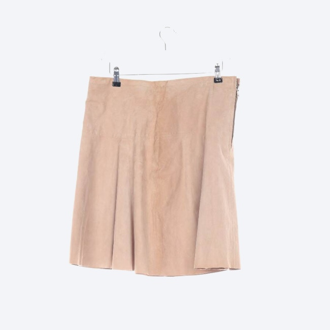 Image 2 of Leather Skirt 40 Beige in color White | Vite EnVogue