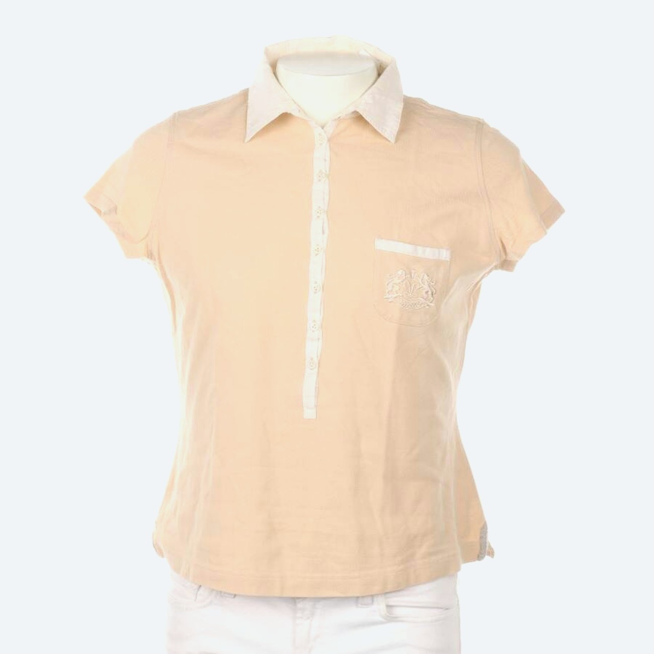 Image 1 of Polo Shirt S Tan in color Brown | Vite EnVogue