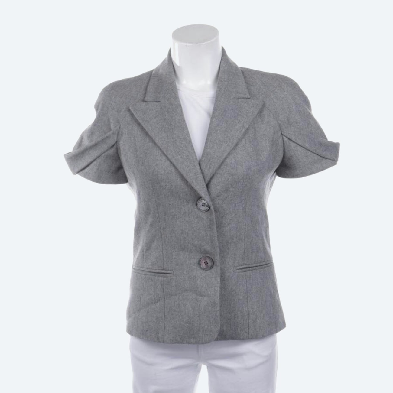 Image 1 of Wool Blazer 38 Gray in color Gray | Vite EnVogue