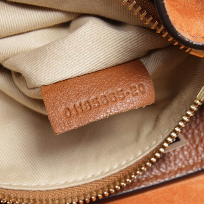 Image 7 of Motty Grey Handbag Brown in color Brown | Vite EnVogue