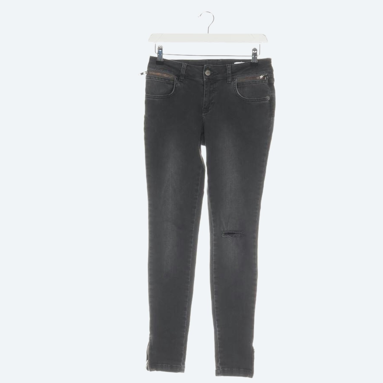 Bild 1 von Jeans Skinny W27 Anthrazit in Farbe Grau | Vite EnVogue