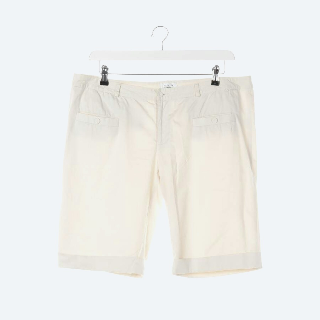 Image 1 of Shorts 46 Beige in color White | Vite EnVogue