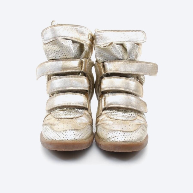 Image 2 of High-Top Sneakers EUR38 Gold in color Metallic | Vite EnVogue