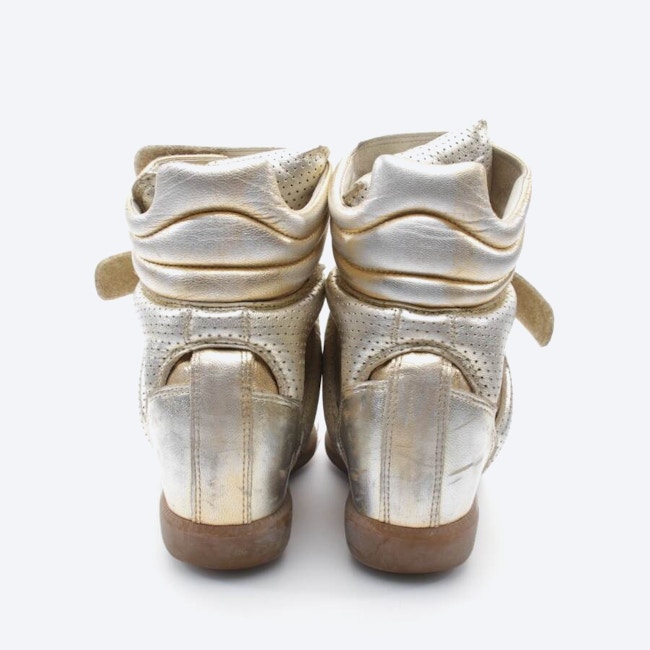Image 3 of High-Top Sneakers EUR38 Gold in color Metallic | Vite EnVogue