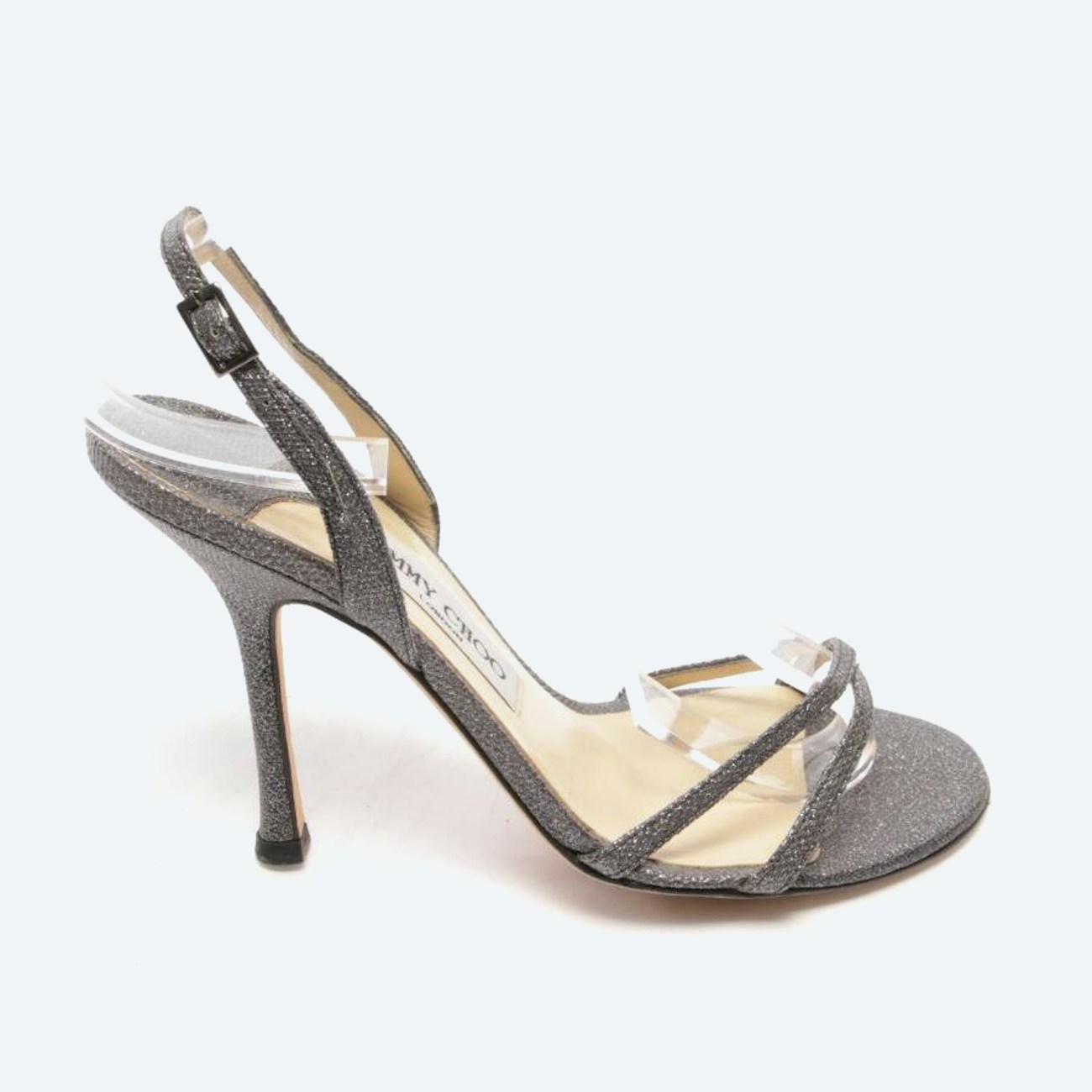 Image 1 of Heeled Sandals EUR 37 Metallic in color Metallic | Vite EnVogue