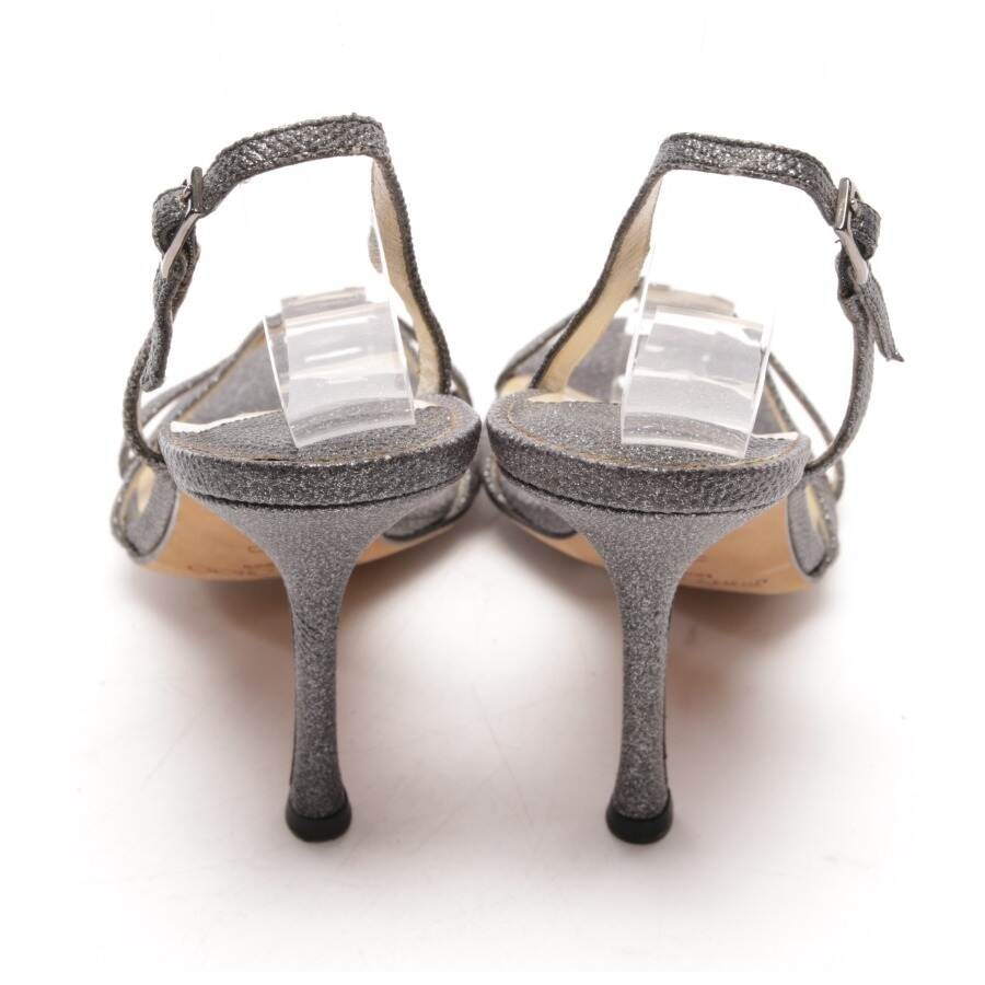 Image 3 of Heeled Sandals EUR 37 Metallic in color Metallic | Vite EnVogue