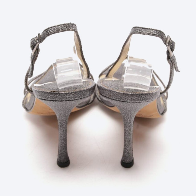 Image 3 of Heeled Sandals EUR 37 Metallic in color Metallic | Vite EnVogue