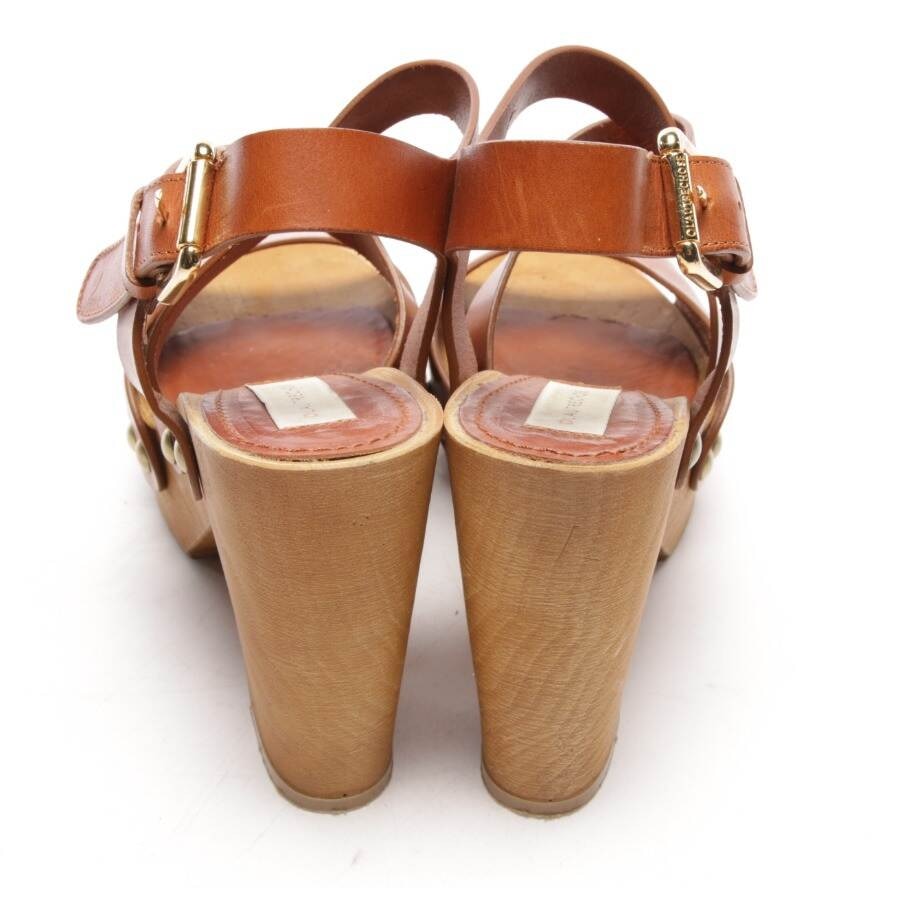 Image 3 of Heeled Sandals EUR 37 Brown in color Brown | Vite EnVogue