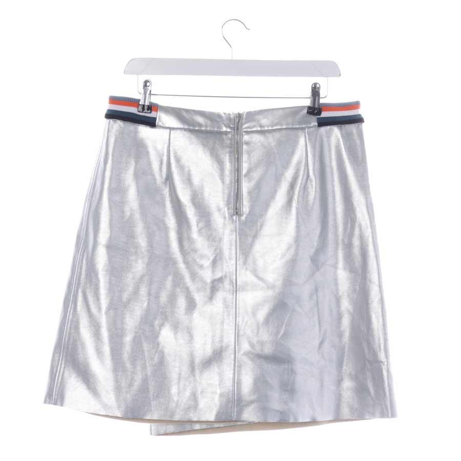 Image 2 of Skirt 40 Silver in color Metallic | Vite EnVogue