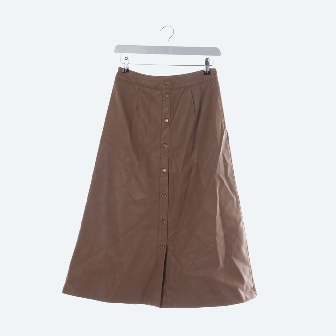 Image 1 of Skirt 34 Tan in color Brown | Vite EnVogue