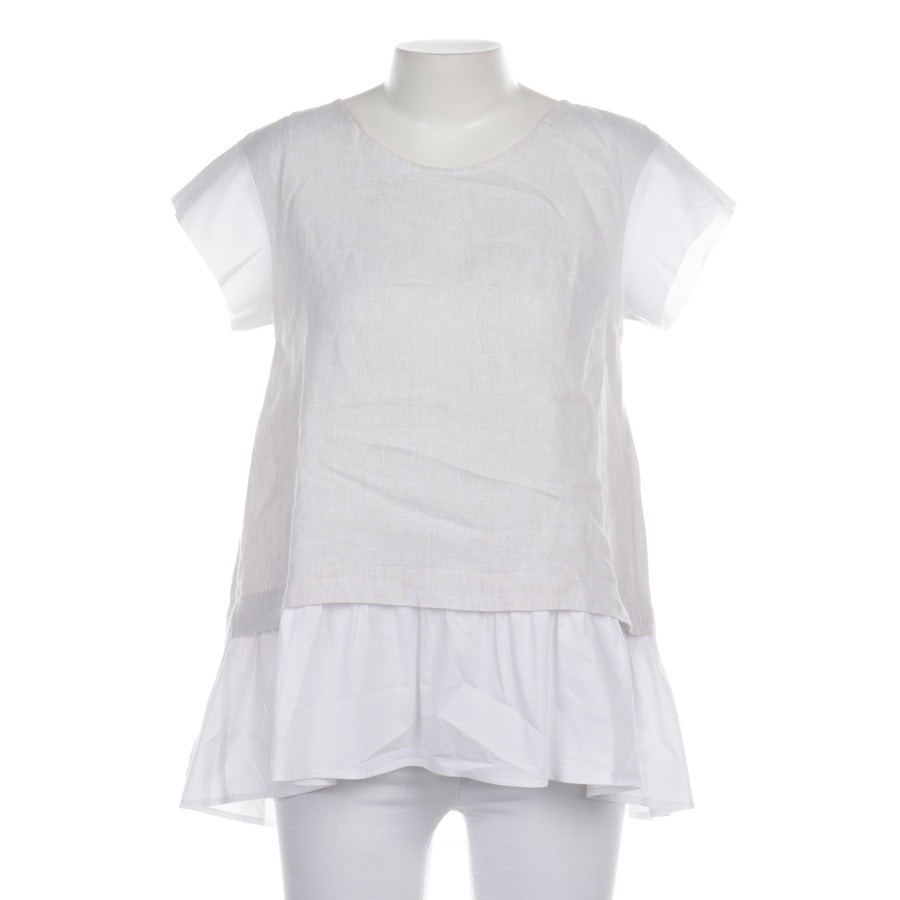 Image 1 of Linen Blouse XS White in color White | Vite EnVogue
