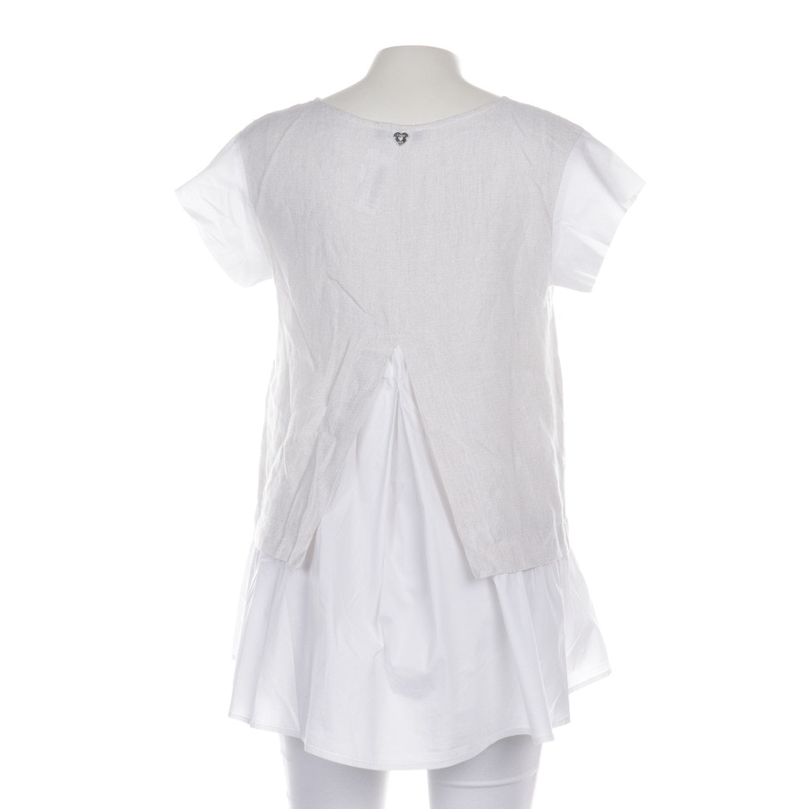 Image 2 of Linen Blouse XS White in color White | Vite EnVogue