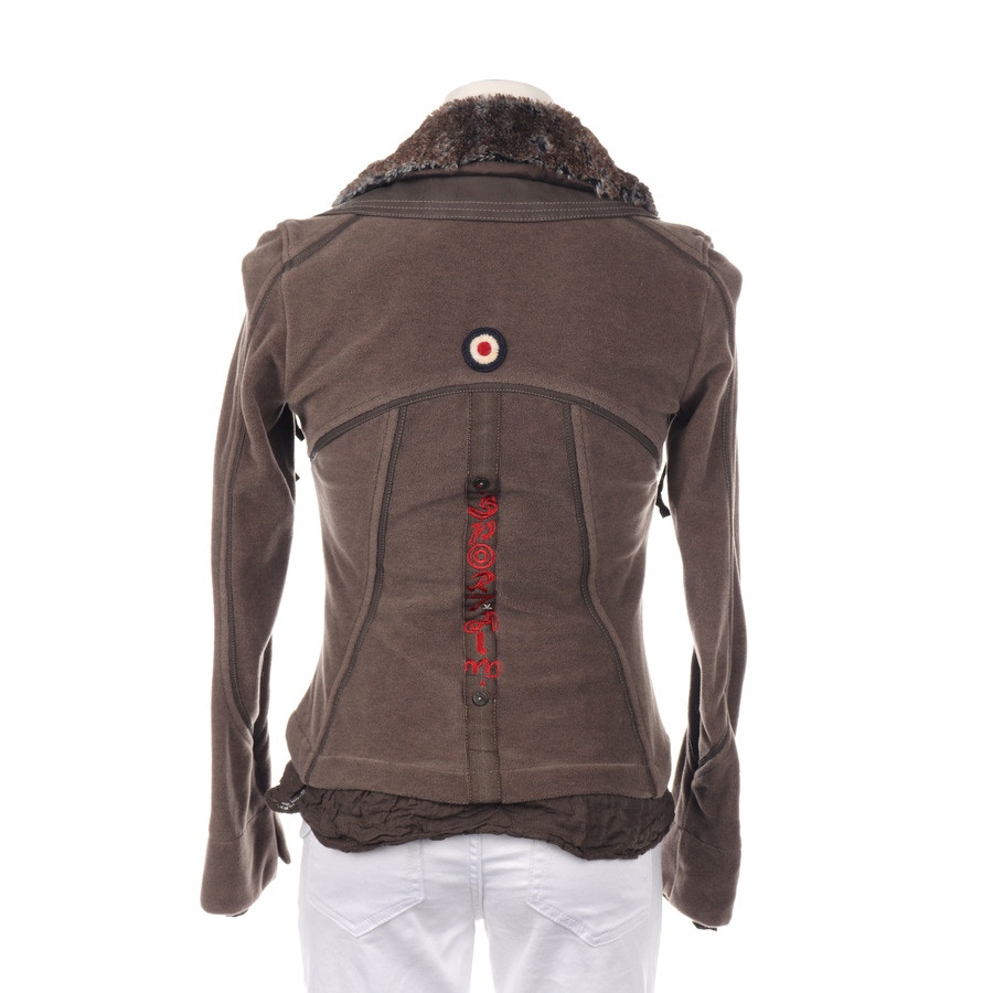Image 2 of Sweat Jacket 34 Dark brown in color Brown | Vite EnVogue