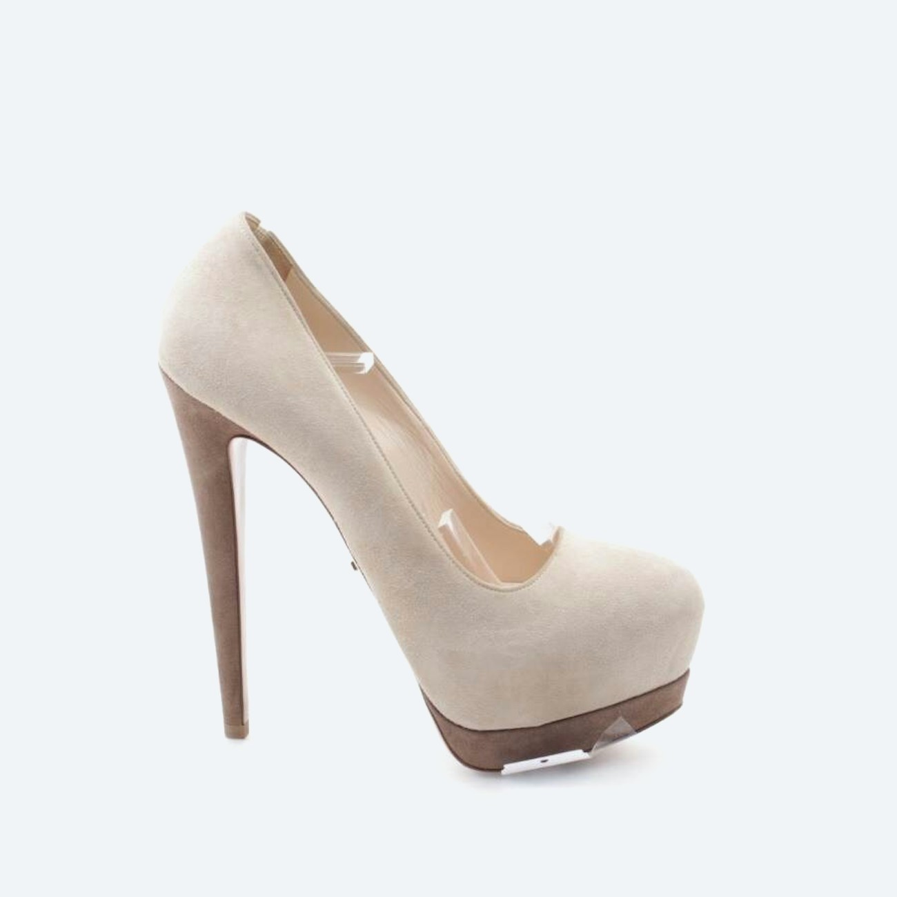 Image 1 of High Heels EUR 36.5 Beige in color White | Vite EnVogue
