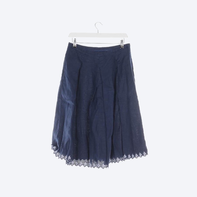 Image 2 of Linen Skirt 40 Navy in color Blue | Vite EnVogue