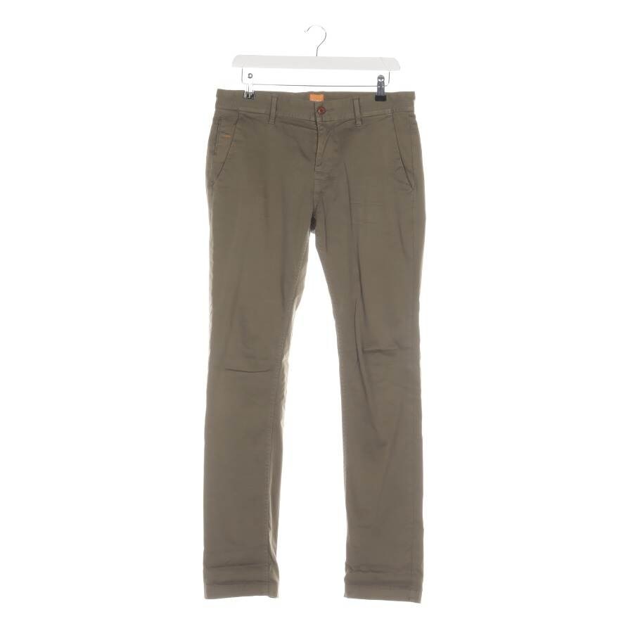 Image 1 of Trousers W31 Olive Green in color Green | Vite EnVogue