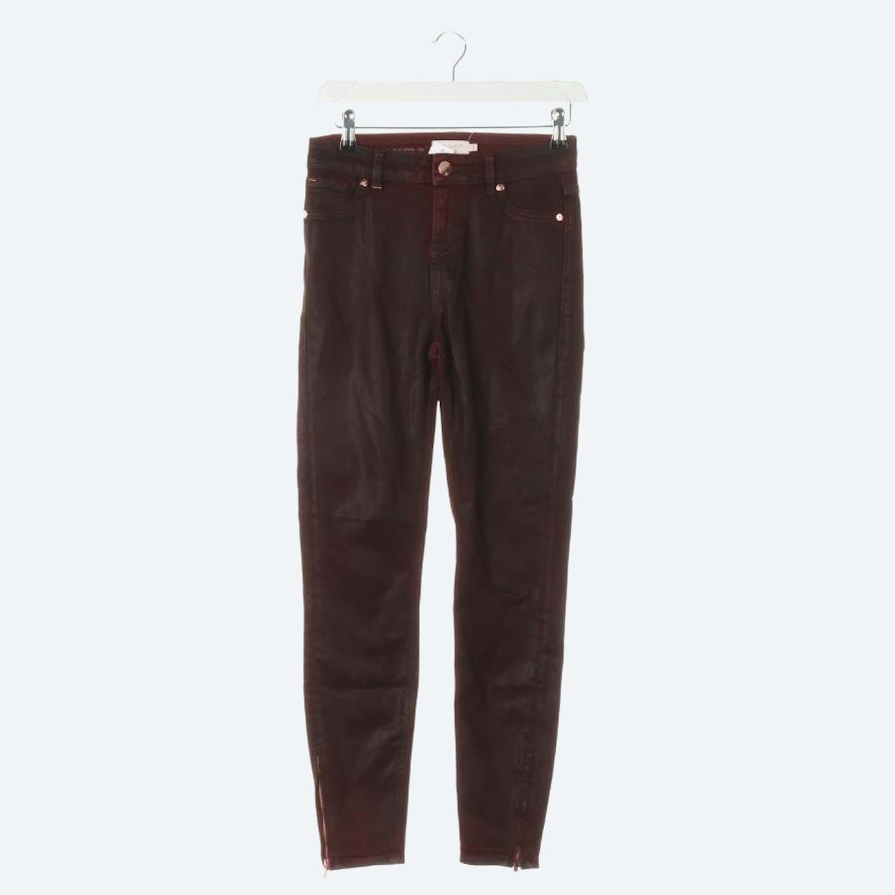 Image 1 of Jeans Skinny W26 Bordeaux in color Red | Vite EnVogue