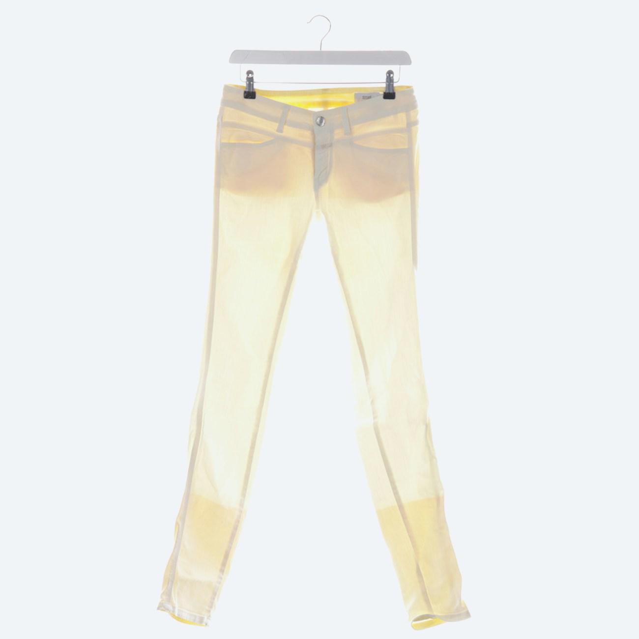Image 1 of Jeans Skinny W28 Pastel yellow in color Yellow | Vite EnVogue