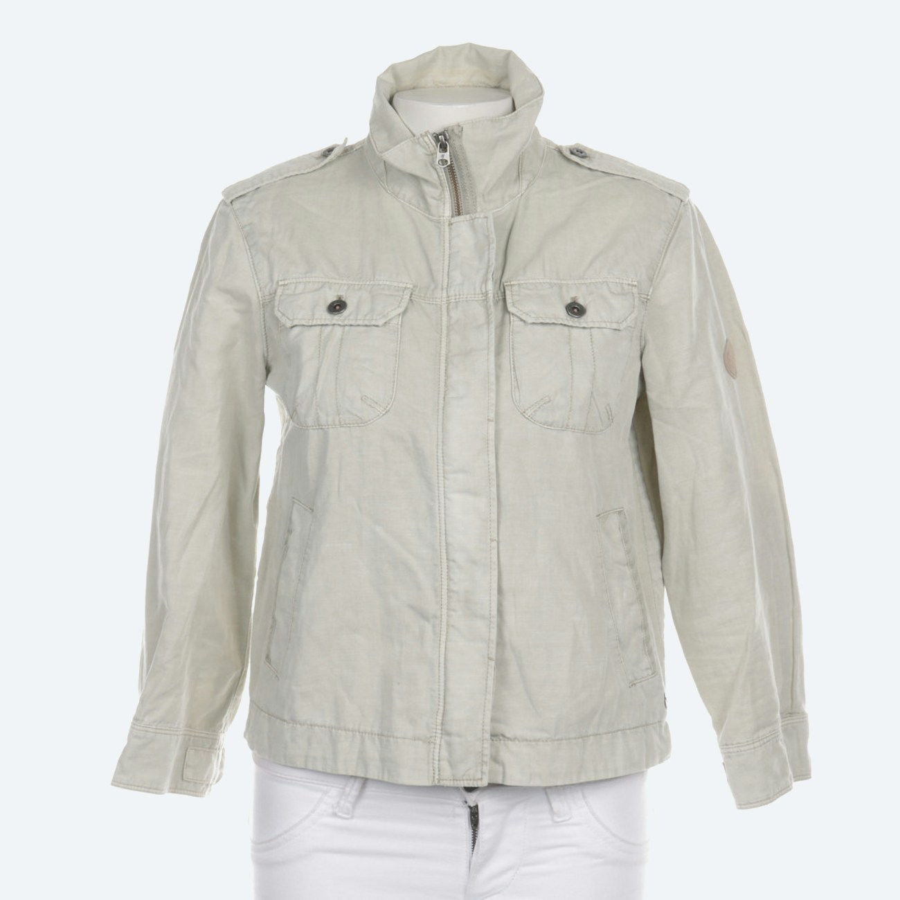 Image 1 of Summer Jacket 36 Lightgray in color Gray | Vite EnVogue