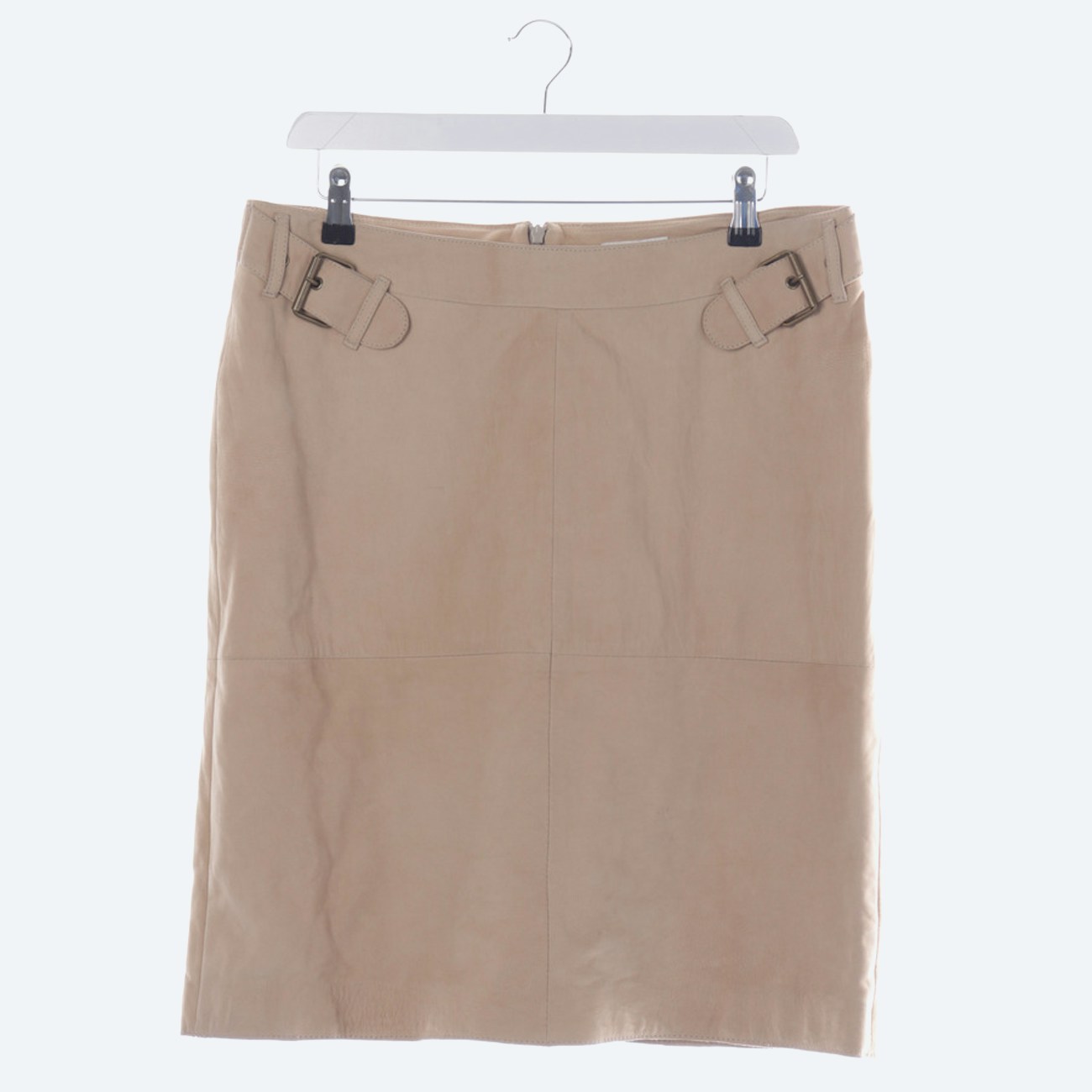 Image 1 of Skirt 40 Tan in color Brown | Vite EnVogue