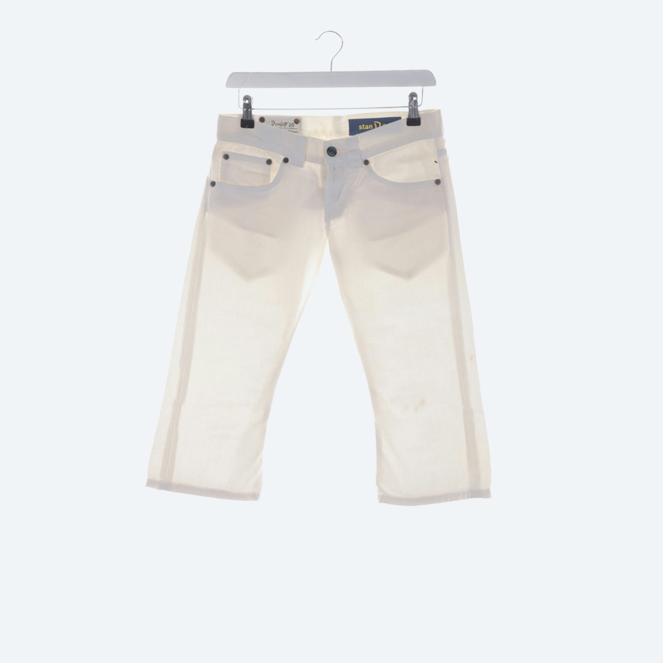Image 1 of Shorts W26 Cream in color White | Vite EnVogue