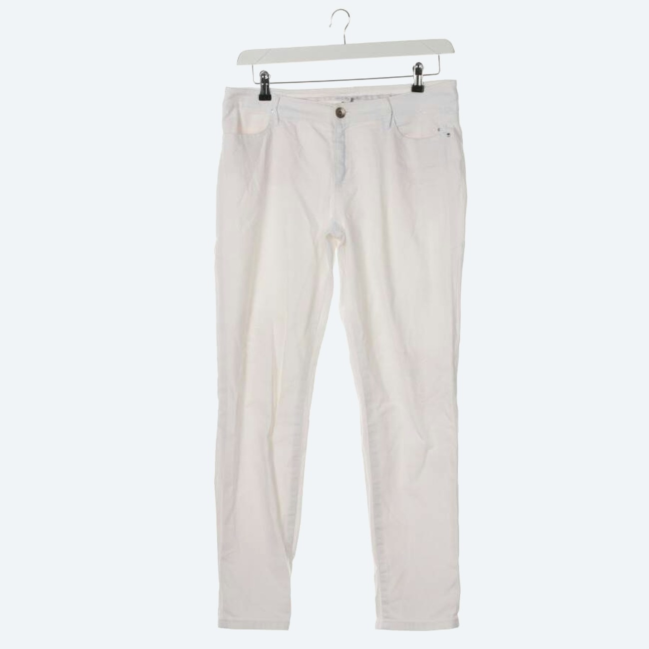 Image 1 of Jeans Straight Fit 40 White in color White | Vite EnVogue