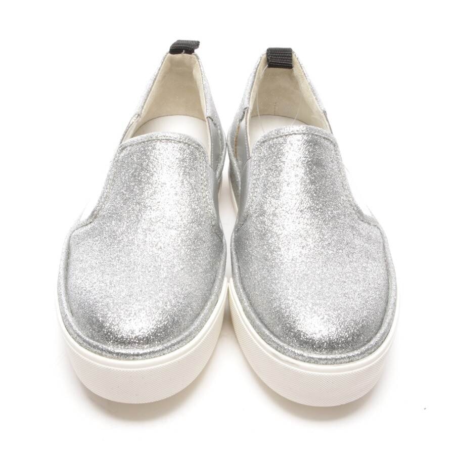 Image 2 of Loafers EUR 35 Silver in color Metallic | Vite EnVogue