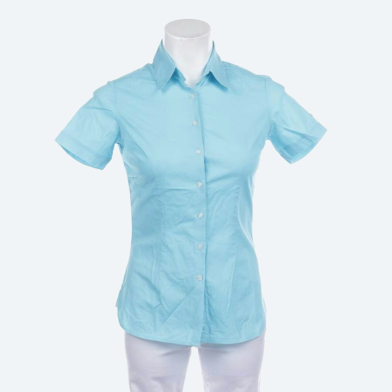 Image 1 of Shirt 32 Turquoise in color Blue | Vite EnVogue