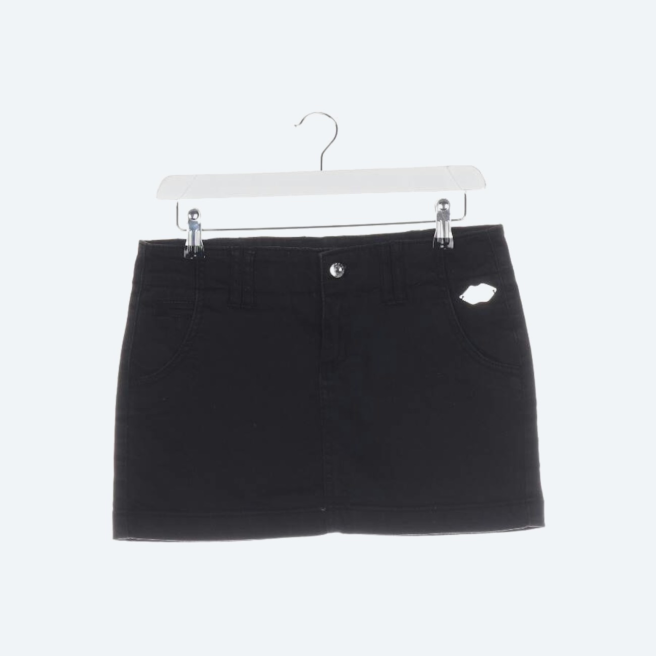 Image 1 of Mini Skirt 30 Black in color Black | Vite EnVogue