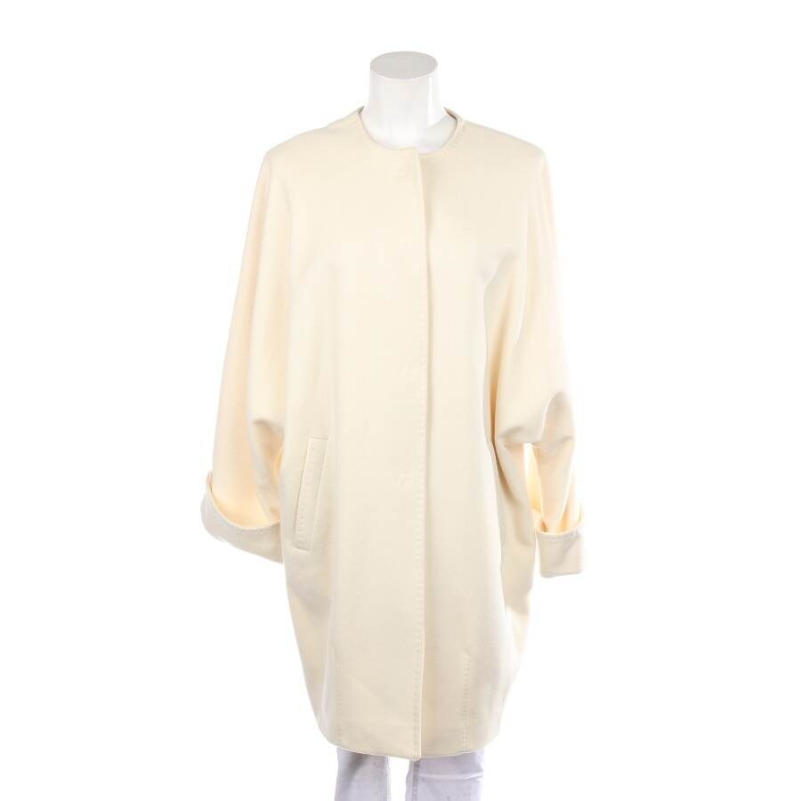 Image 1 of Wool Coat 40 Beige in color White | Vite EnVogue