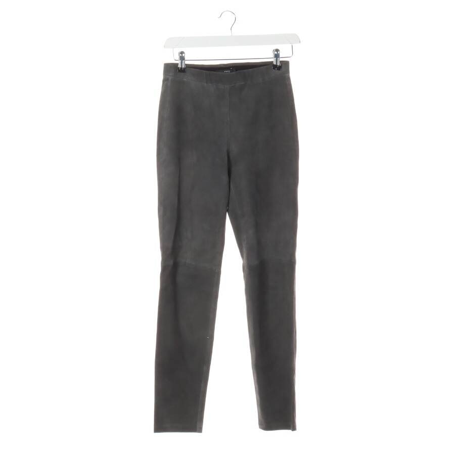 Image 1 of Leather Pants 34 Darkgray in color Gray | Vite EnVogue