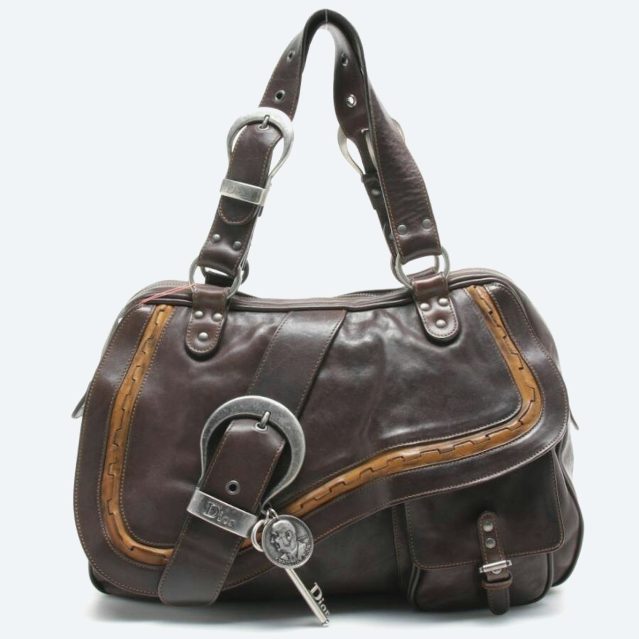 Image 1 of Gaucho Handbag Brown in color Brown | Vite EnVogue