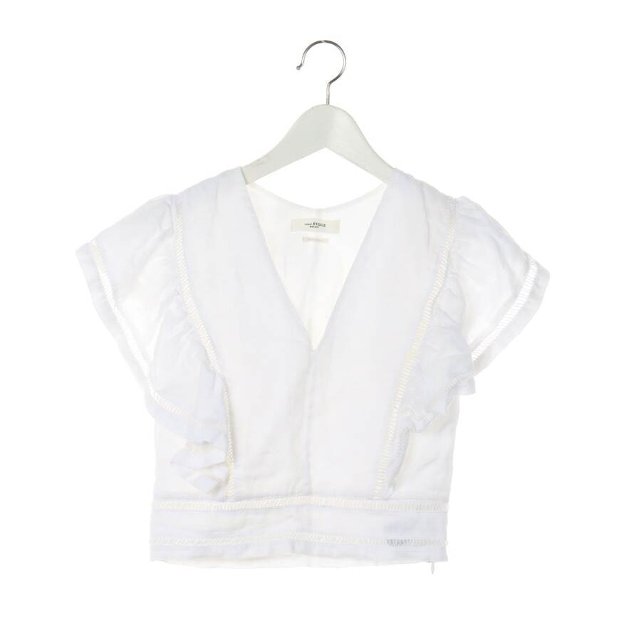Image 1 of Linen Top 32 White in color White | Vite EnVogue