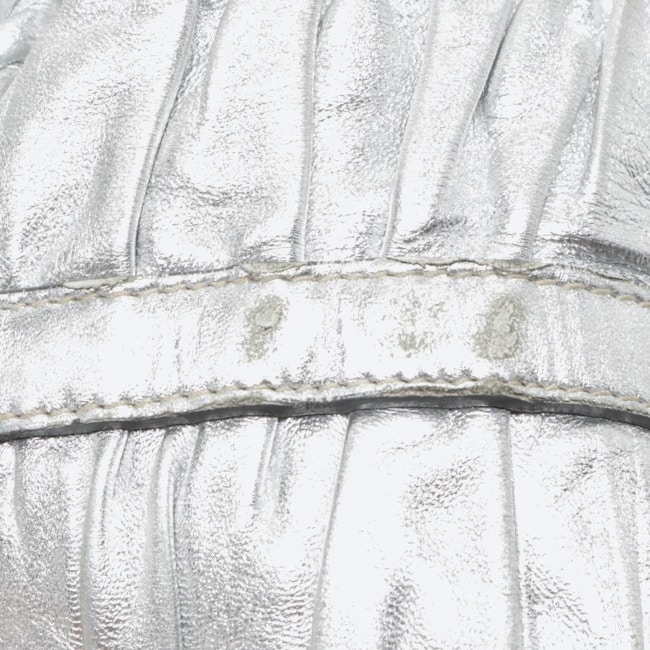 Image 10 of Handbag Silver in color Metallic | Vite EnVogue