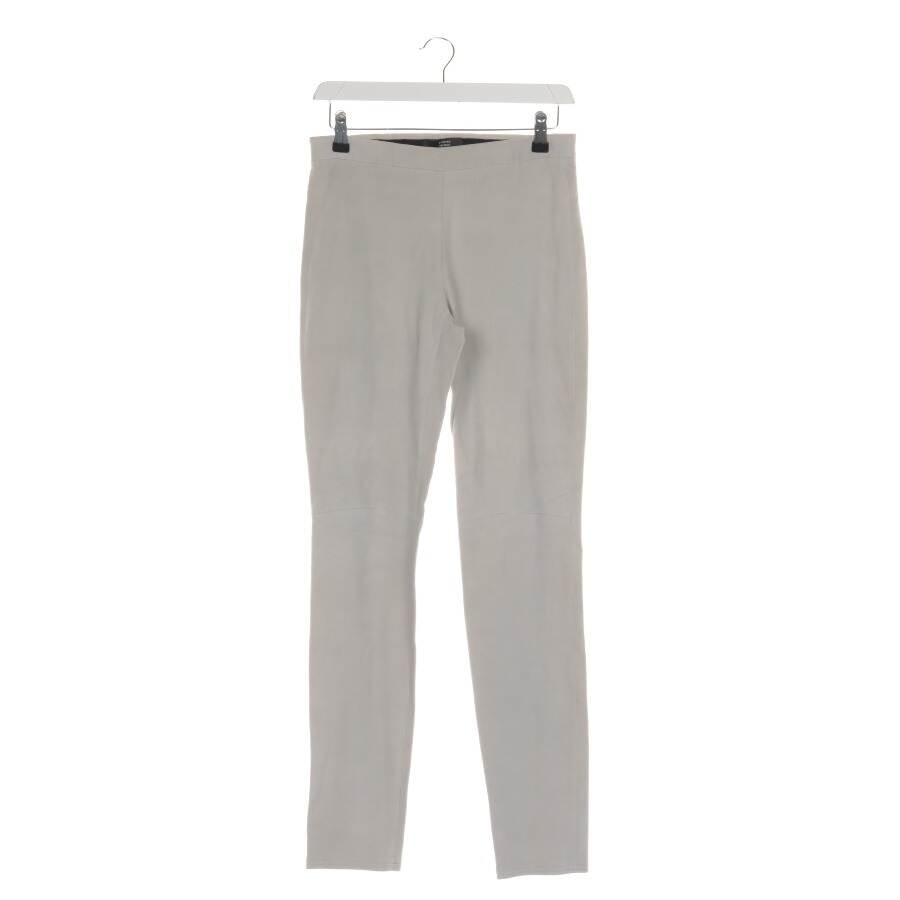 Image 1 of Leather Pants 36 Lightgray in color Gray | Vite EnVogue