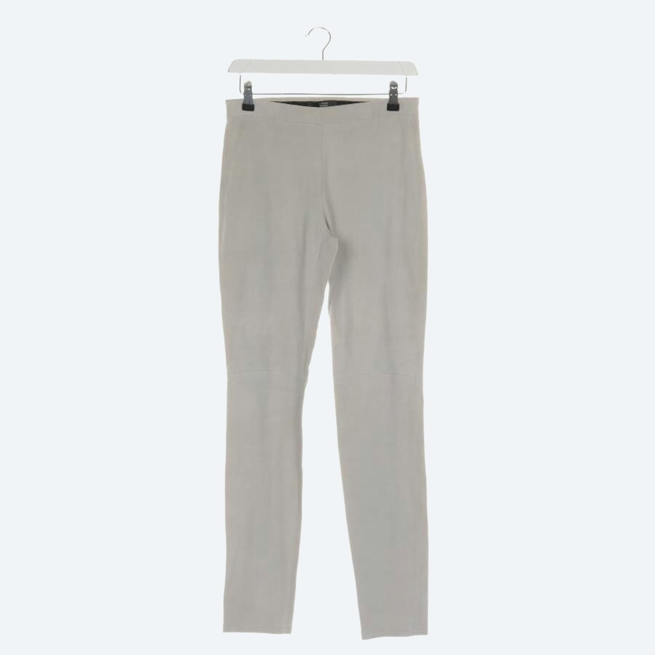 Image 1 of Leather Pants 36 Lightgray in color Gray | Vite EnVogue