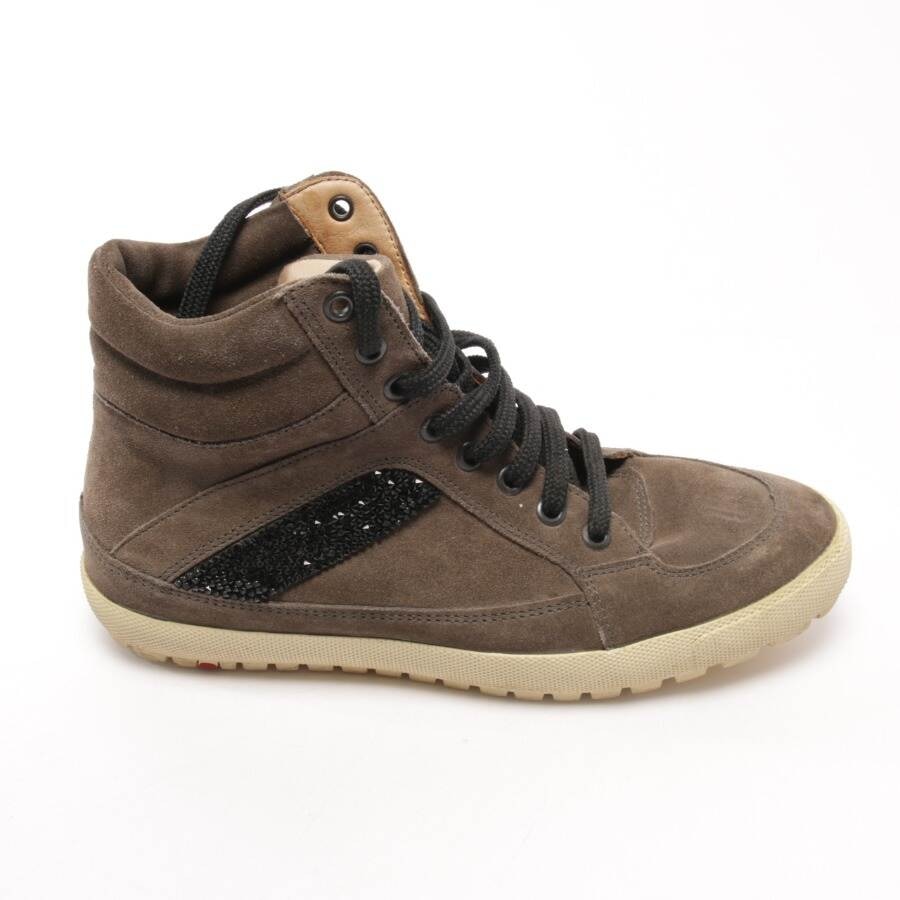 Image 1 of High-Top Sneakers EUR 40.5 Dark brown in color Brown | Vite EnVogue