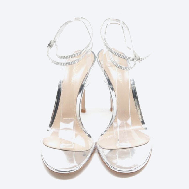 Image 2 of Heeled Sandals EUR 41 Transparent in color White | Vite EnVogue