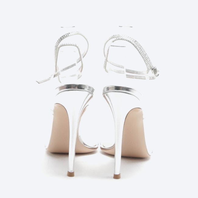 Image 3 of Heeled Sandals EUR 41 Transparent in color White | Vite EnVogue