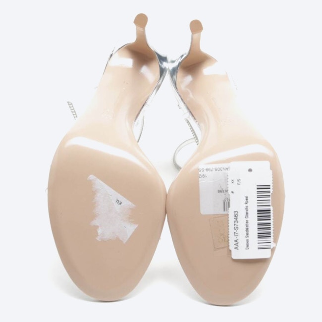 Image 4 of Heeled Sandals EUR 41 Transparent in color White | Vite EnVogue