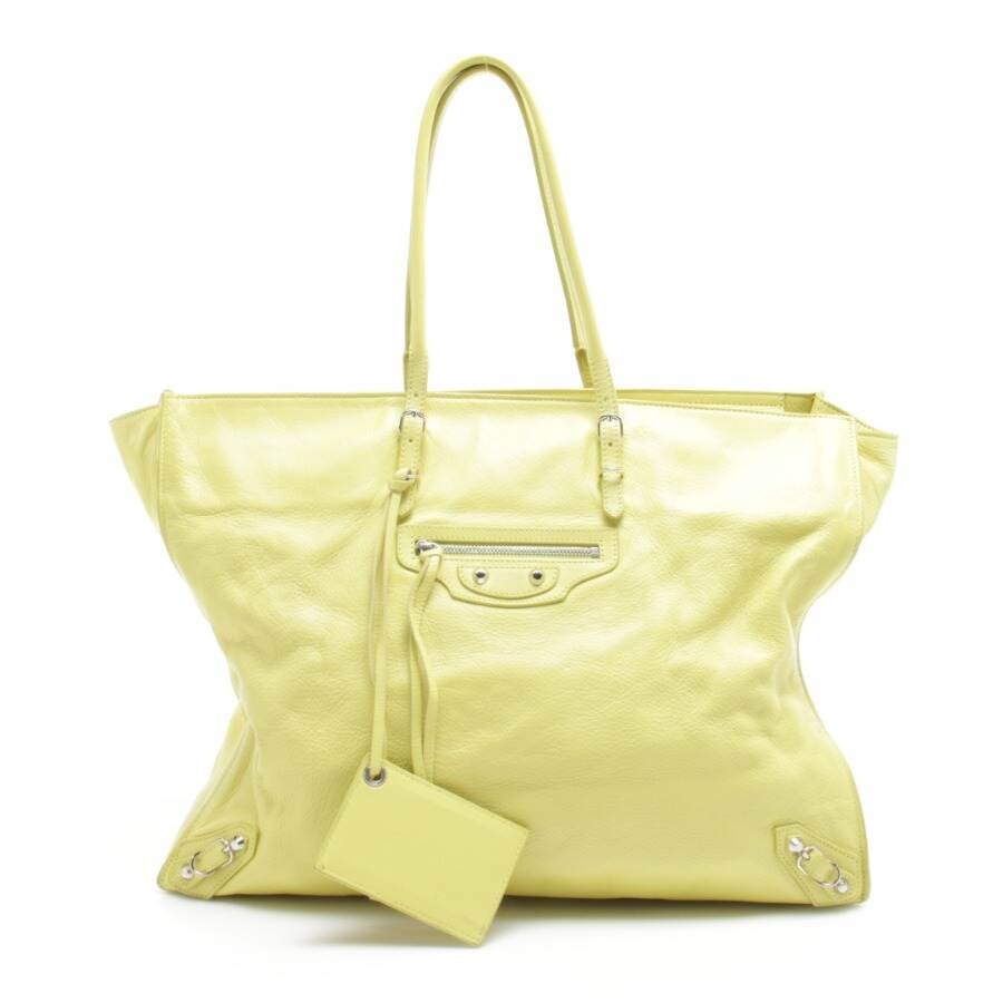 Image 1 of Papier Office Zip Handbag Yellow in color Yellow | Vite EnVogue